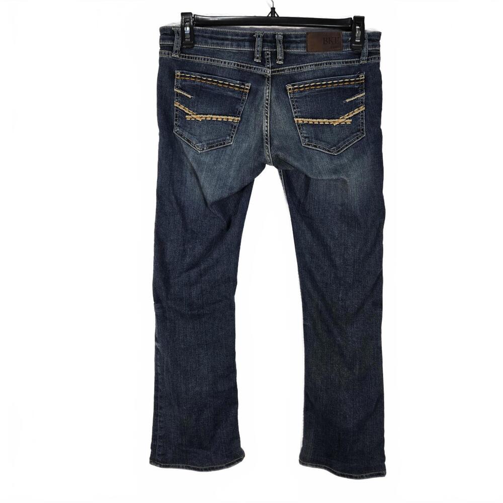 BKE Stella Womens 28X31.5 28R (Flat Measurement 16x27.5) Low Rise Boot Cut Jeans